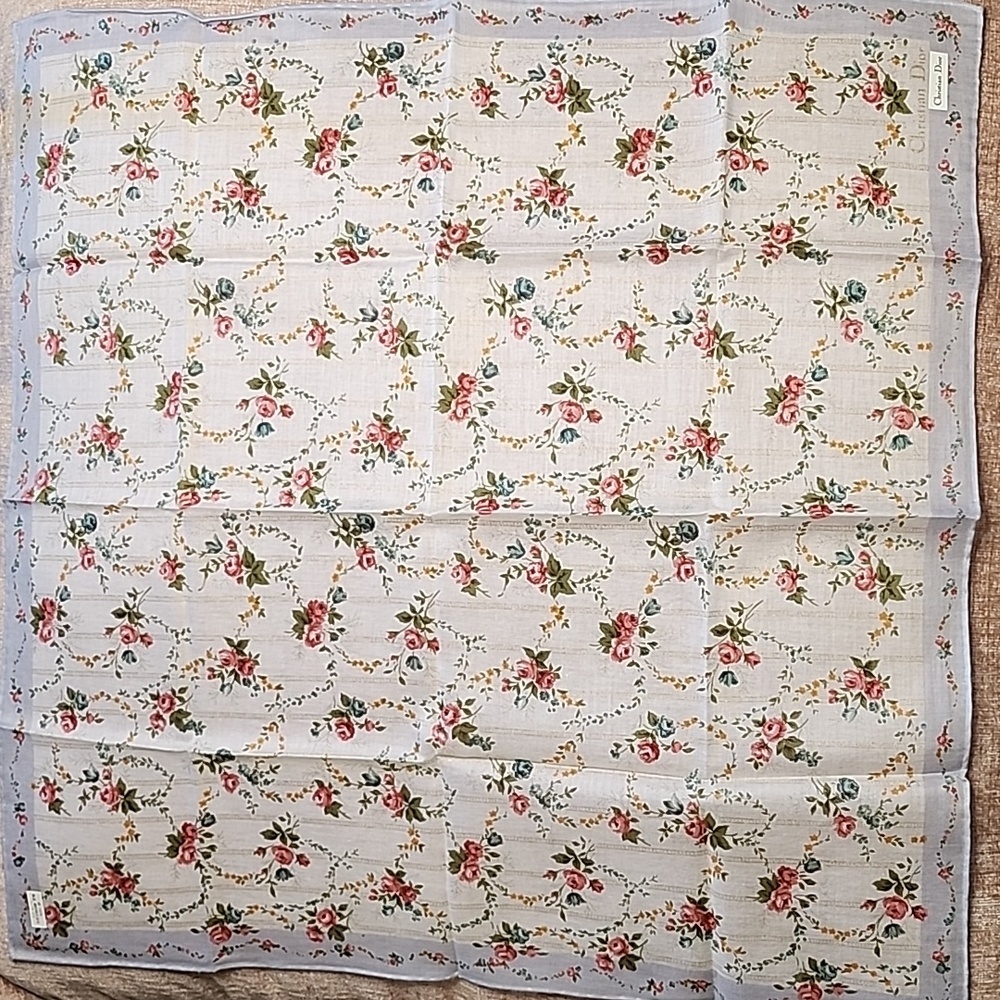 Christian Dior 💯 Authentic Handkerchief Cotton